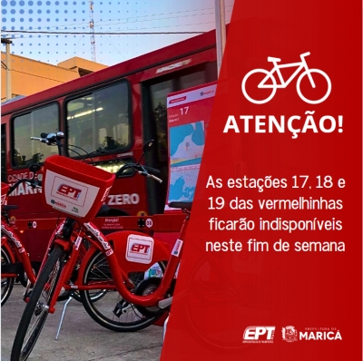 Indisponibilidade das Bicicletas Compartilhadas no Arraiá de Maricá