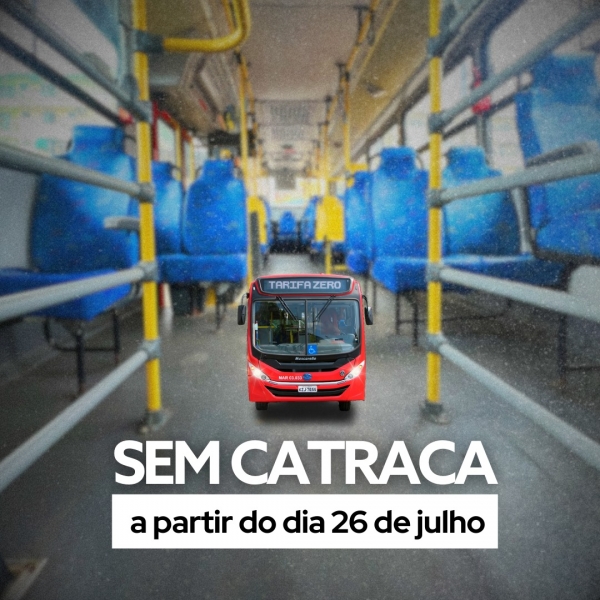 Maricá Inova com ônibus Tarifa Zero Sem Catracas